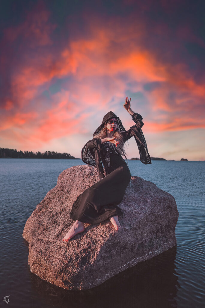 Photoshoot with Anni Dohlen at Aurinkolahti, Helsinki